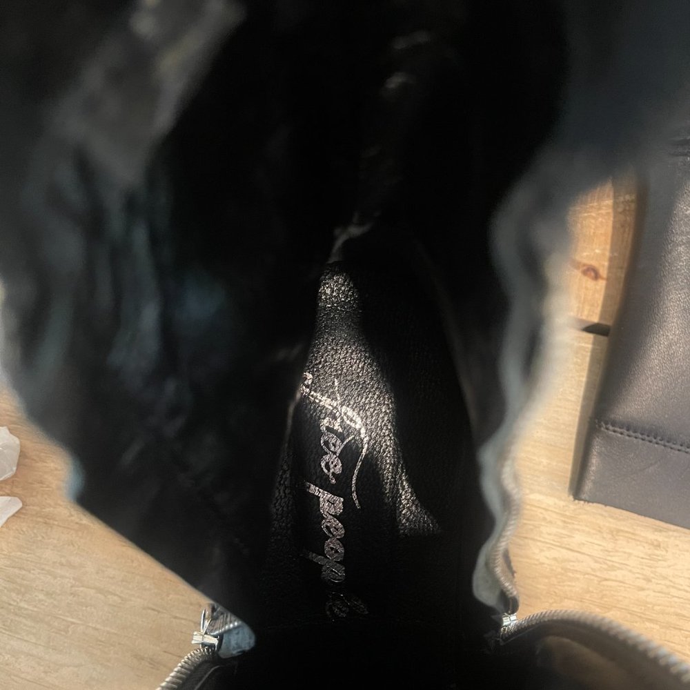 FREE PEOPLE Mara Zip Moto Boots Black size  8.5  NWOB $298 - Picture 12 of 15